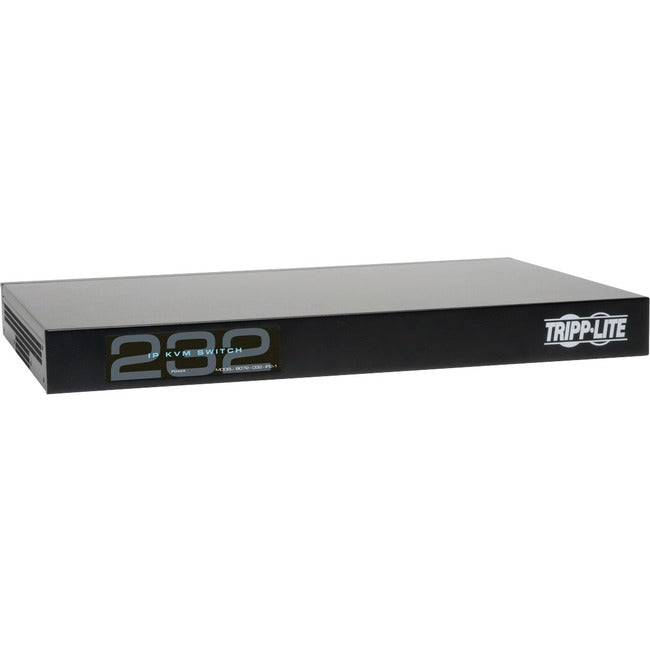 Eaton B072-032-IP2-K Tripp Lite by Eaton NetCommander Conmutador KVM sobre IP Cat5 de 32 Puertos - 2 Usuarios Remotos + 1 Usuario Local 16 Dongles USB Montaje en Bastidor 1U