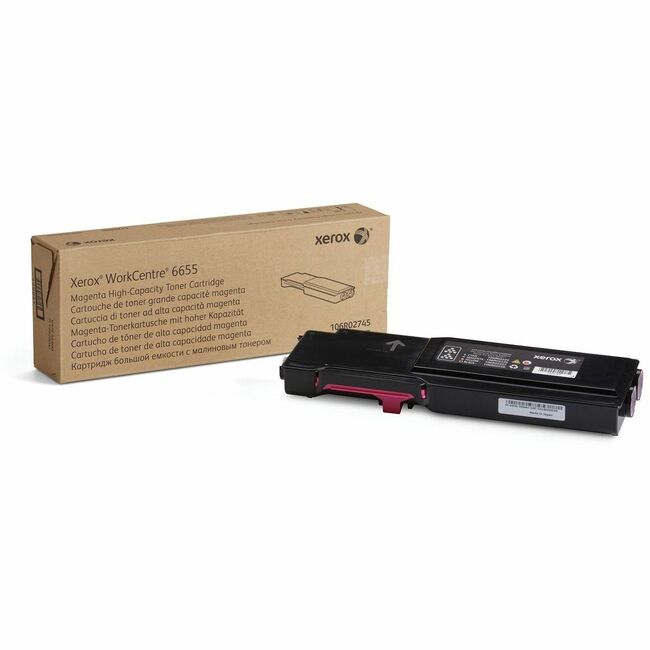 Xerox 106R02745 Genuine WorkCentre&reg; 6655/6655i Cartucho de Tóner Magenta de Alta Capacidad (7500 Páginas) - 106R02745