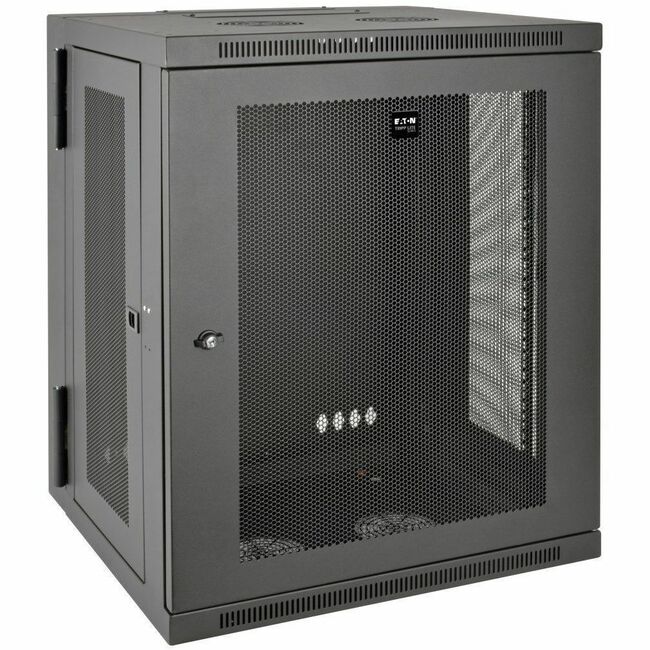 Eaton SRW15US Tripp Lite by Eaton SmartRack 15U Low-Profile Switch-Depth Wall-Mount Half-Height Rack Enclosure Hinged Back