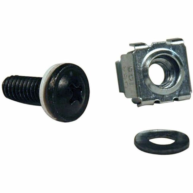 Eaton SRCAGENUT5MM Kit de Hardware de Orificio Cuadrado Eaton Tripp Lite Series SmartRack con 50 tornillos M5 y arandelas