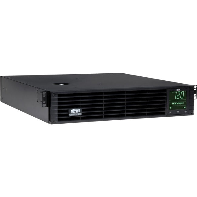 Eaton SM3000RM2UNTAA Tripp Lite Series TAA-Compliant SmartPro 120V 3kVA 2.25kW Line-Interactive Sine Wave UPS, 2U Rack/Tower, Extended Run, Pre-Installed WEBCARDLX Network Interface, LCD, USB, DB9 Serial