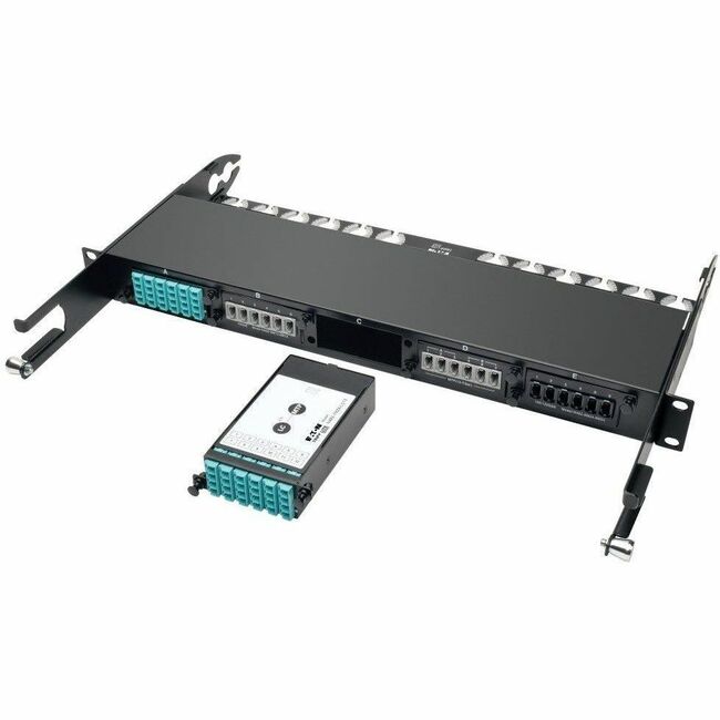 Eaton N482-1M24-LC12 Cassette de Desagregación Eaton Tripp Lite Series de 100Gb/120Gb a 10Gb - 24 Fibras OM4 MTP/MPO (Macho con Pines) a (x12) LC