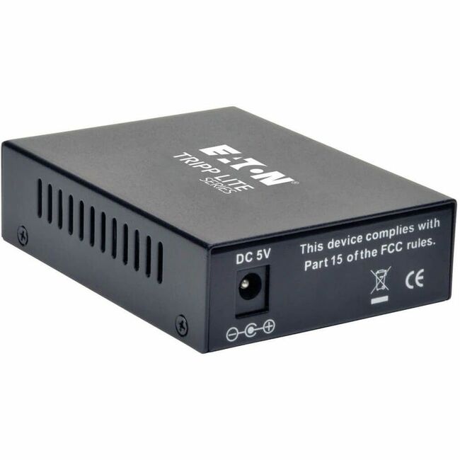 Eaton N784-001-SC-15 Tripp Lite Series 10/100 SC Singlemode Fiber to Ethernet Media Converter, 15km, 1310nm