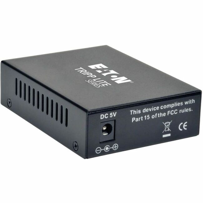 Eaton N785-001-LC-MM Tripp Lite by Eaton 10/100/1000 LC Multimode Fiber to Ethernet Media Converter 550M 850nm