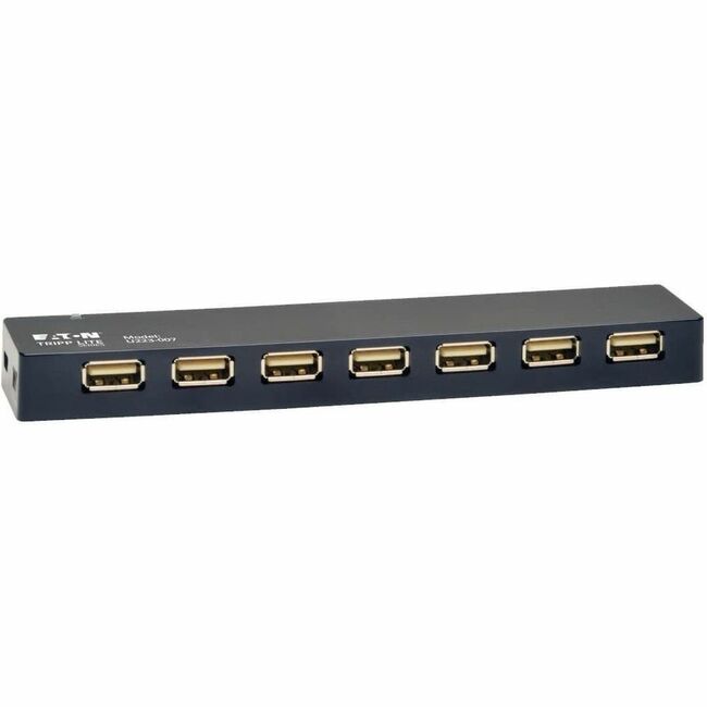 Eaton U223-007 Tripp Lite by Eaton Centro de 7 Puertos USB 2.0 Mobile Hi-Speed para Notebook Laptop Bus Power AC