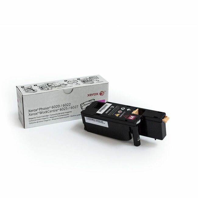 Xerox 106R02757 Cartucho de Tóner Magenta de Capacidad Estándar Xerox Genuine Phaser® 6020/6022, WorkCentre® 6025/6027 (1000 Páginas) - 106R02757