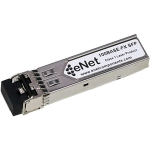 Enet Solutions, Inc. GLC-FE-100FX-ENC ENET Compatible Cisco GLC-FE-100FX TAA Compliant Functionally Identical 100BASE-FX SFP 1310nm Duplex LC Connector