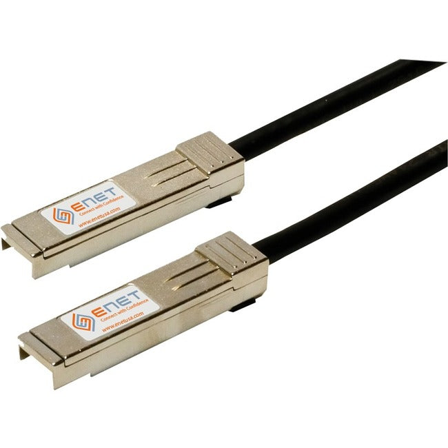 Enet Solutions, Inc. QFX-SFP-DAC-3M-ENC ENET Compatible Juniper QFX-SFP-10GE-DAC-3M Conforme a TAA Funcionalmente Idéntico Cable Directo Pasivo SFP+ 10GBASE-CU 3m