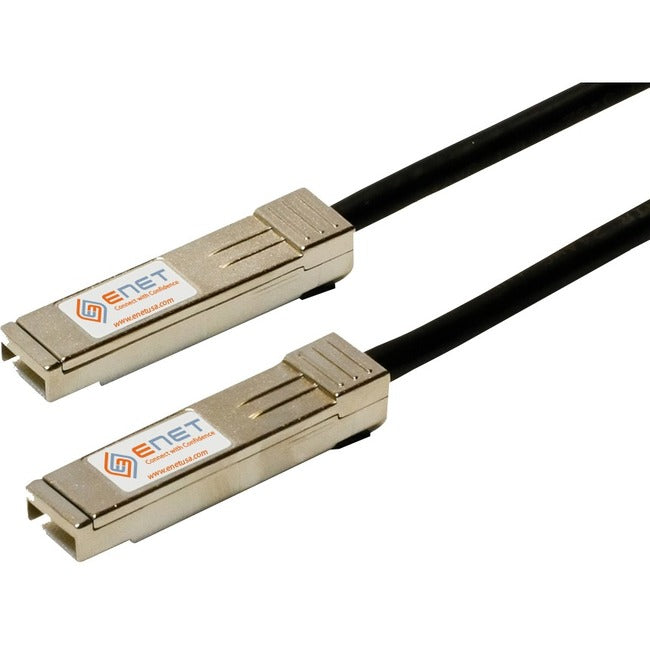 Enet Solutions, Inc. QSFP-H40G-CU3M-ENC Cable Direct-Attach (DAC) QSFP+ 40GBASE-CR4 de Cobre Compatible con Cisco ENET QSFP-H40G-CU3M Conforme a TAA Funcionalmente Idéntico 3m
