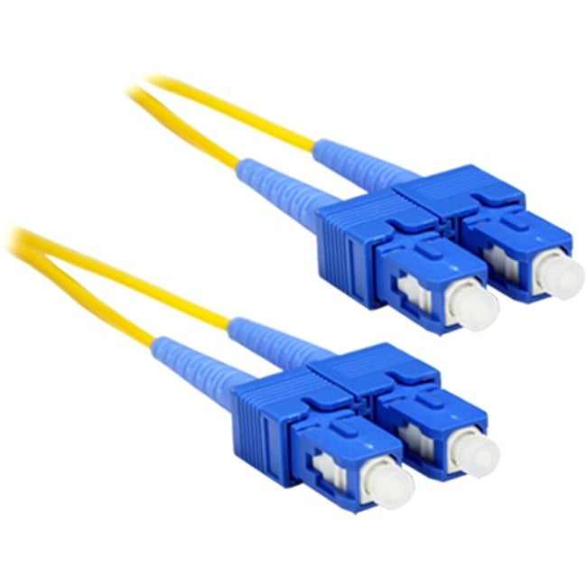 Enet Solutions, Inc. SC2-SM-10M-ENC ENET 10M SC/SC Duplex Single-mode 9/125 OS1 o Mejor Cable de Parche de Fibra Amarillo 10 metros SC-SC Probado Individualmente