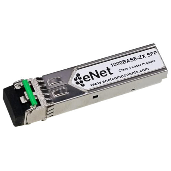Enet Solutions, Inc. E1MG-LHA-ENC ENET Ruckus (Anteriormente Brocade) Compatible E1MG-LHA Conforme TAA Funcionalmente Idéntico 1000BASE-ZX SFP 1550nm Conector LC Dúplex