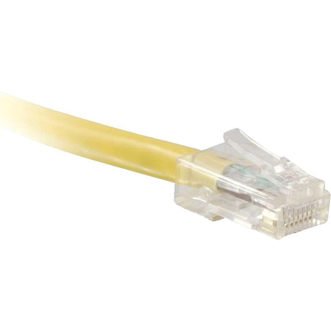Enet Solutions, Inc. C6-YL-NB-25-ENC ENET Cat6 Amarillo 25 Pies Sin Boot (Sin Protección) (UTP) Cable de Parche de Red de Alta Calidad RJ45 a RJ45 - 25Ft