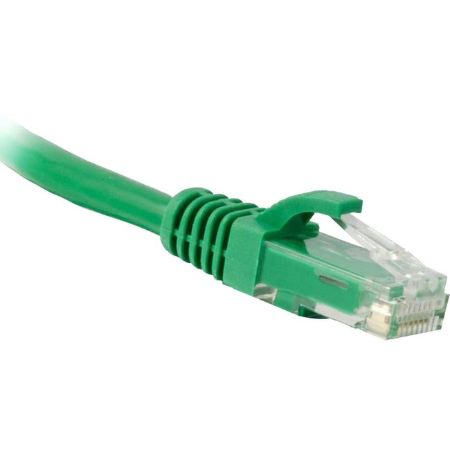 Enet Solutions, Inc. C6-GN-25-ENC ENET Cat6 Verde Cable de Conexión de 25 Pies con Bota Moldeada sin Enganches (UTP) Cable de Conexión de Red de Alta Calidad RJ45 a RJ45 - 25Ft