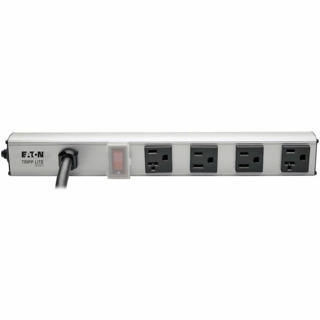 Eaton PS120420 Tripp Lite Series Regleta de Energía Vertical de 4 Salidas, 2-15A & 2-20A, 120V, Cable de 15 ft. (4.57 m), 5-20P, 12 in.