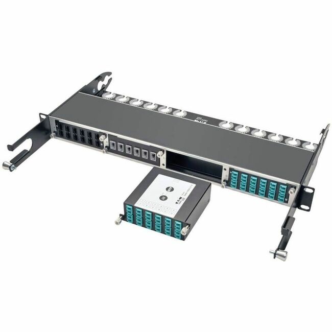 Eaton N484-1M24-LC12 Cassette de Separación Eaton Tripp Lite Series 100Gb/120Gb a 10Gb, 24 Fibras OM4 MTP/MPO ( Macho con Pines ) a ( x12 ) LC Duplex
