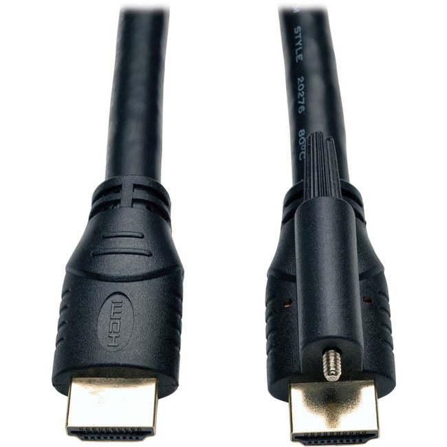 Eaton P569-015-LOCK Tripp Lite by Eaton Cable HDMI de Alta Velocidad con Ethernet y Conector de Bloqueo UHD 4K 24AWG (M/M) 15 ft. (4.57 m)