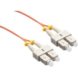 Axiom AXG92687 Cable de Fibra Óptica SC/SC Dúplex Multimodo OM2 50/125 2m - Compatible con TAA