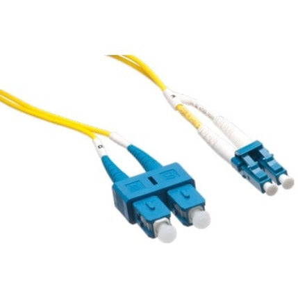 Axiom AXG92708 Cable de Fibra Óptica LC/SC Dúplex Monomodo OS2 9/125 3m - Conforme TAA