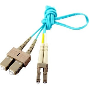Axiom LCSCB4PAP05-AX LC/SC BENDnFLEX Platinum MMD OM4 50/125 Plenum Bend Insensitive Fiber 0.5m