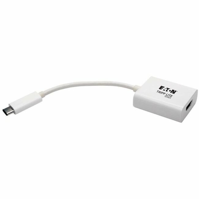 Eaton U444-06N-HD-AM Adaptador Eaton Tripp Lite Series USB 3.2 Gen1 Tipo-C a HDMI 4K con Modo Alternativo - DP 1.2, Blanco