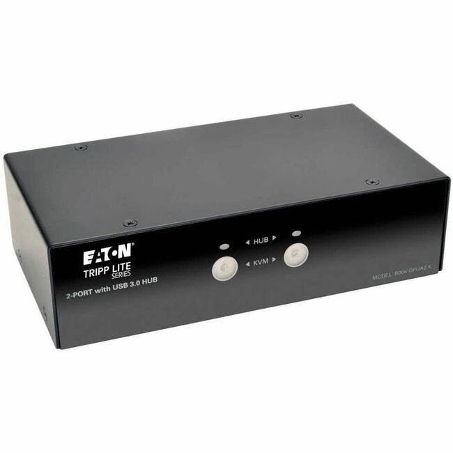 Eaton B004-DPUA2-K Tripp Lite by Eaton Conmutador KVM DisplayPort de 2 puertos con Cables de Audio y Centro USB 3.0 SuperSpeed