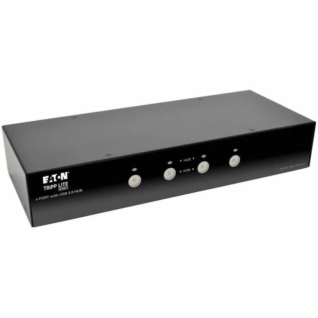 Eaton B004-DPUA4-K Tripp Lite by Eaton Conmutador KVM DisplayPort de 4 Puertos con Cables de Audio y Centro USB 3.0 SuperSpeed
