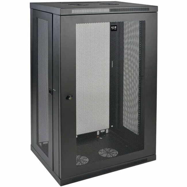 Eaton SRW21U Tripp Lite by Eaton SmartRack 21U Gabinete de Montaje en Pared de Profundidad de Conmutador de Perfil Bajo de Media Altura para Bastidor