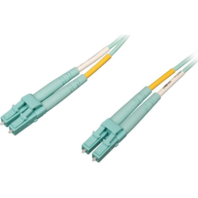 Eaton N820-20M-OM4 Tripp Lite by Eaton Cable de Fibra Óptica Dúplex Multimodo 100G 50/125 OM4 LSZH (LC/LC) Aqua 20 m