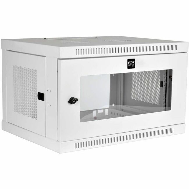Eaton SRW6UWG Tripp Lite by Eaton SmartRack 6U Low-Profile Switch-Depth Wall-Mount Mini Rack Enclosure Clear Acrylic Window White