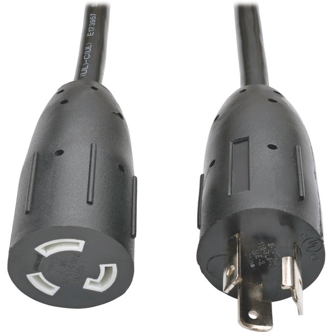 Eaton P046-006-LL Tripp Lite by Eaton Cable de Extensión de Energía NEMA L5-20P a NEMA L5-20R- Pesado 20A 125V 12 AWG 6 ft. (1.83 m) Conectores de Bloqueo Negro