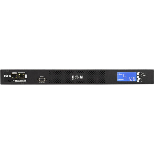 Eaton EATS115 ATS Rack PDU 1U 120V 1.44 kW 2 NEMA 5-15P Input y 10 5-15R Monofásico