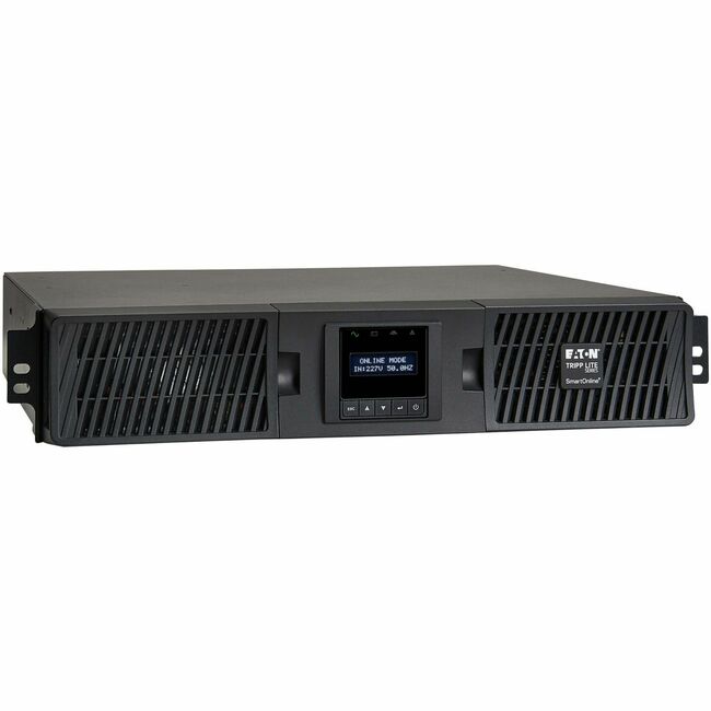 Eaton SUINT3000LCD2U Tripp Lite by Eaton UPS SmartOnline 208/230V 3000VA 2.7kW Double-Conversion UPS - 10 Outlets Extended Run Card Slot LCD USB DB9 2U
