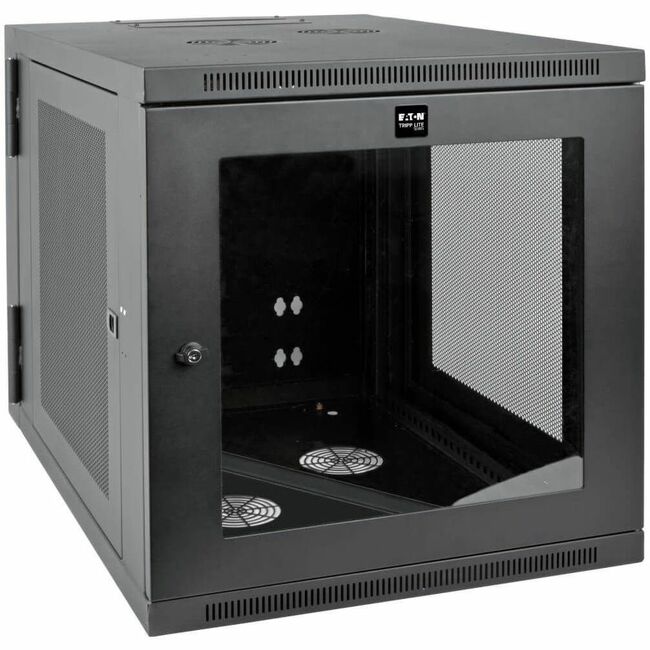 Eaton SRW12US33G Tripp Lite by Eaton SmartRack 12U Server-Depth Wall-Mount Small Rack Enclosure Clear Acrylic Window Hinged Back