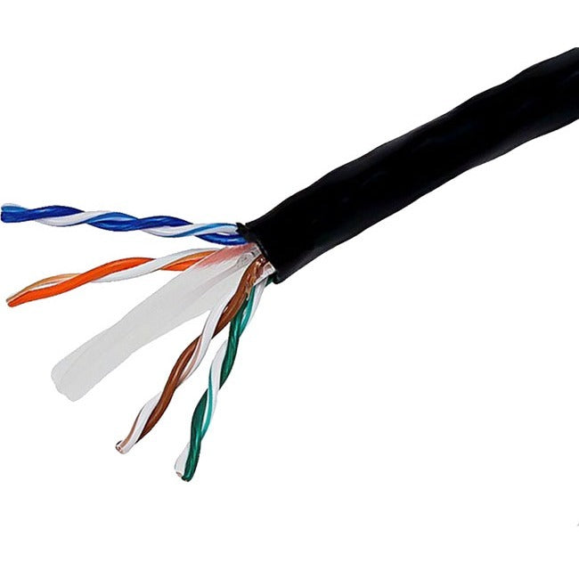 Monoprice, Inc. 8102 Cable de Red Ethernet Monoprice Bulk Cat6 23AWG Sólido UTP Clasificado Riser (CMR), 1000ft Negro