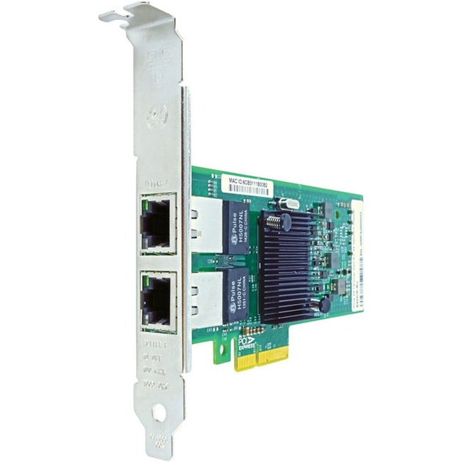 Axiom E1G42ET-AX 10/100/1000Mbs Dual Port RJ45 PCIe x4 NIC Card for Intel - E1G42ET