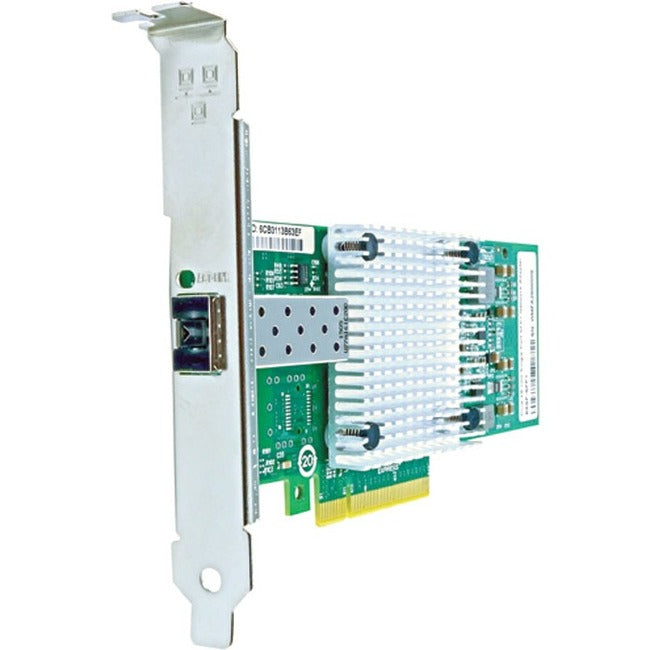 Axiom E10G41BFLR-AX 10Gbs Single Port SFP+ PCIe x8 NIC for Intel w/Transceiver - E10G41BFLR