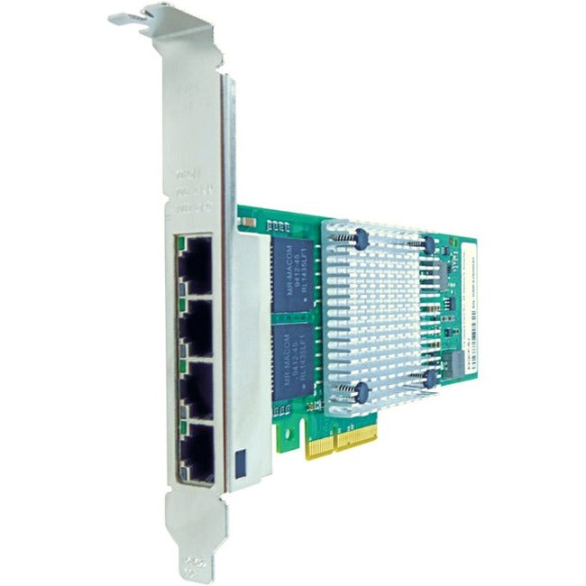 Axiom PCIE-4RJ45-AX 10/100/1000Mbs Quad Port RJ45 PCIe x4 NIC Card - PCIE-4RJ45-AX