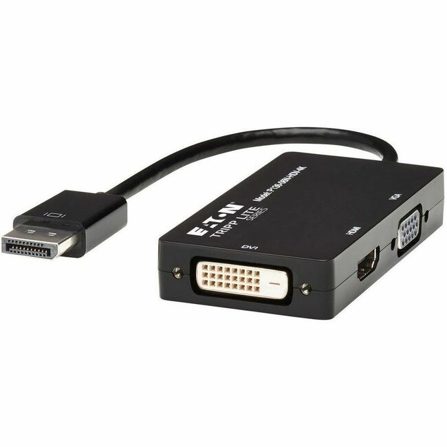 Eaton P136-06N-HDV-4K Tripp Lite Series Adaptador Convertidor DisplayPort a VGA/DVI/HDMI Todo en Uno, DP ver 1.2, HDMI 4K 30 Hz