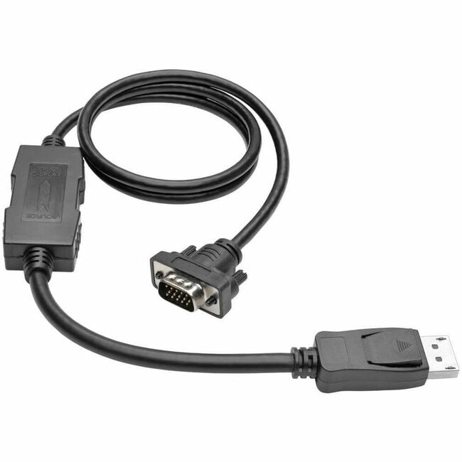 Eaton P581-003-VGA-V2 Tripp Lite by Eaton Cable Adaptador Activo DisplayPort 1.2 a VGA (DP con Pestillos a HD15 M/M) 3 ft. (0.9 m)