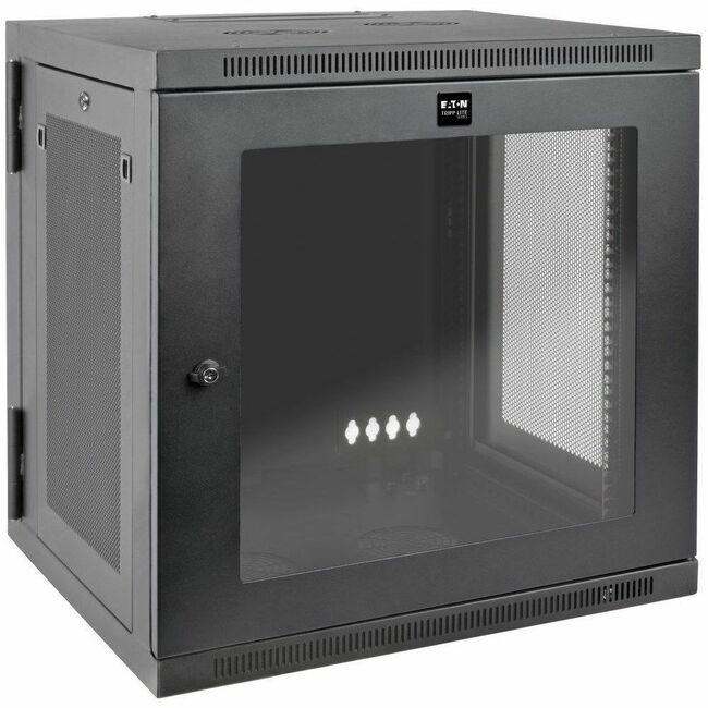 Eaton SRW12USDPG Tripp Lite by Eaton SmartRack 12U UPS-Depth Wall-Mount Small Rack Enclosure Clear Acrylic Window Hinged Back