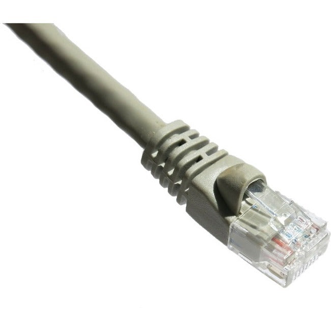 Axiom AXG95795 25FT CAT6A 650mhz Cable de Parche con Bota Moldeada (Gris) - Conforme TAA