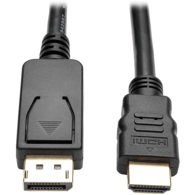Eaton P582-006-V2 Tripp Lite Series DisplayPort 1.2 a Adaptador de Cable HDMI (DP con Pestillos a HDMI M/M), 4K, 6 ft. (1.8 m)