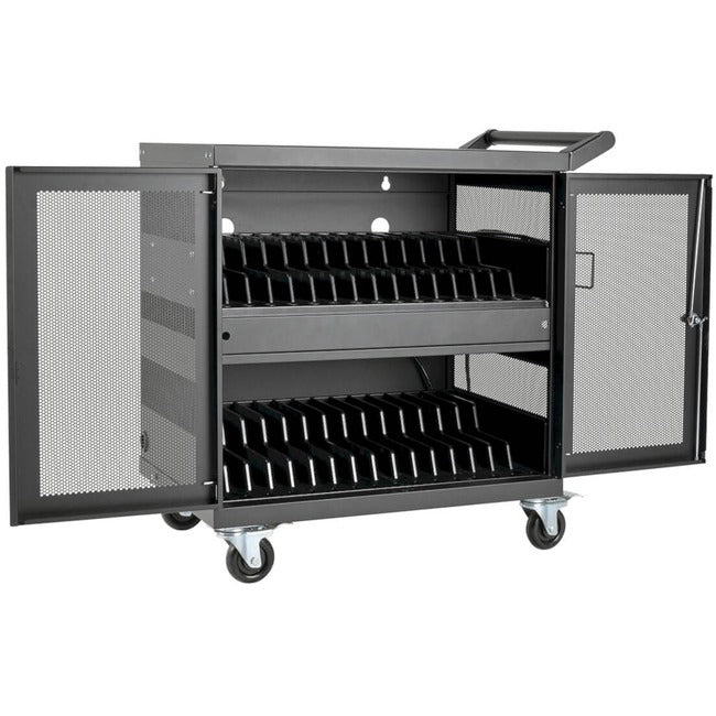 Eaton CSC32USB Carrito de Carga Multiuso Tripp Lite by Eaton 32 Puertos USB iPad y Tablets Android Opción de Montaje en Pared Negro