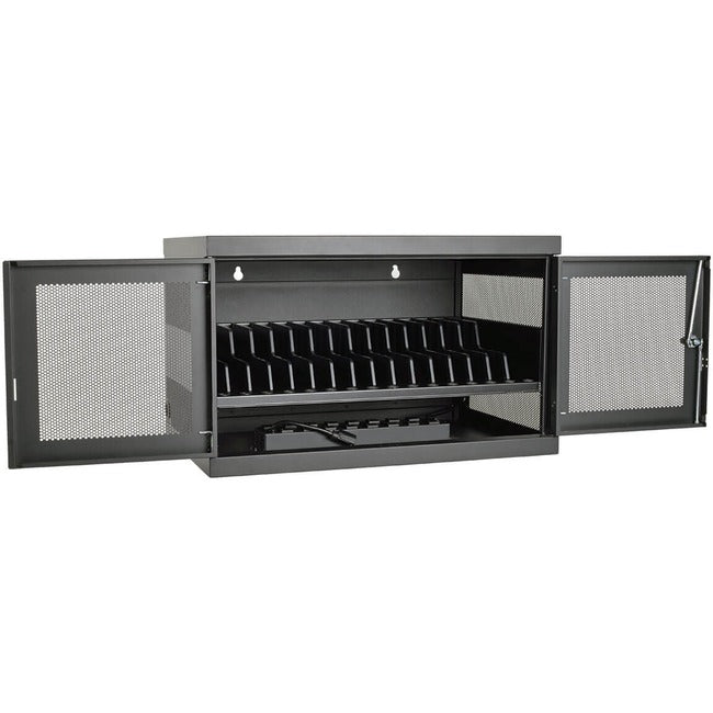 Eaton CSC16AC Tripp Lite by Eaton Estación de Carga Multi-Dispositivo 16 Tomas AC Chromebooks y Laptops Opciones de Montaje en Pared y Carrito Negro