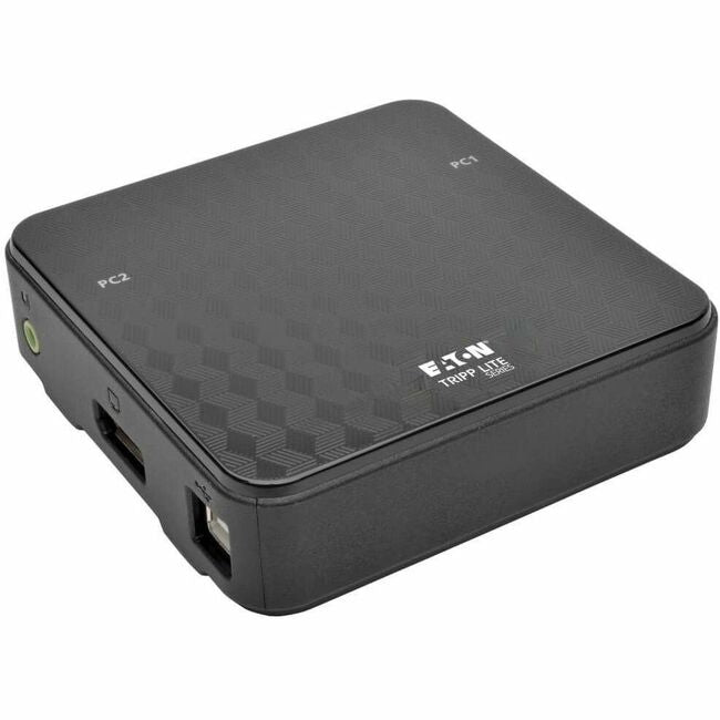 Eaton B004-DP2UA2-K Tripp Lite by Eaton Switch KVM DisplayPort de 2 Puertos 4K 60 Hz con Cables de Audio y Uso Compartido de Periféricos USB