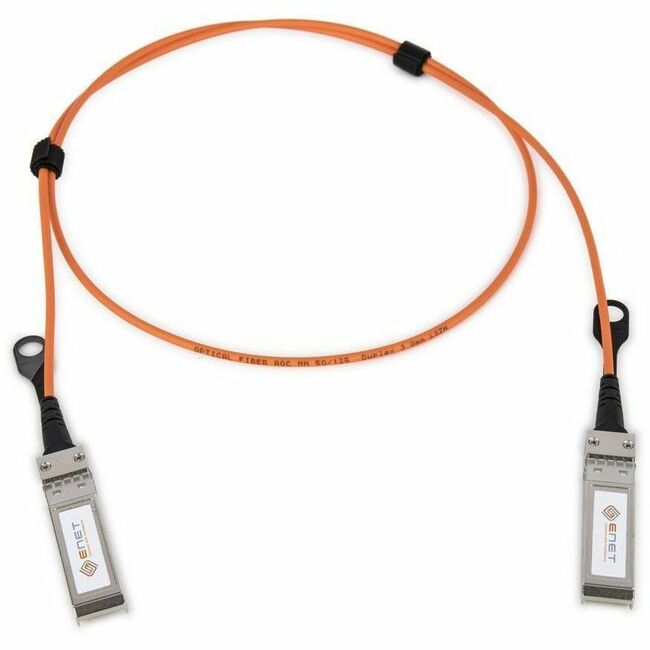 Enet Solutions, Inc. CAB-SFP-SFP-10M-ENC ENET Compatible Arista CAB-SFP-SFP-10M TAA Compliant Functionally Identical 10GBASE-CU Active SFP+ Twinax Direct-Attach Cable Assembly 10m