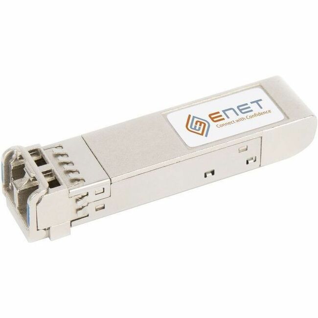 Enet Solutions, Inc. FG-TRAN-SFP+LR-ENC ENET Fortinet Compatible FG-TRAN-SFP+LR TAA Compliant Functionally Identical 10GBASE-LR SFP+ 1310nm 10km w/DOM Single-mode Duplex LC