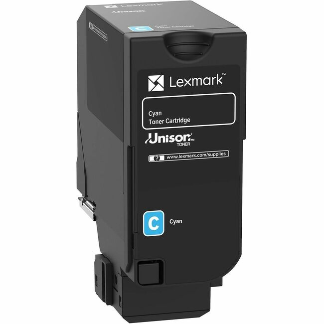 Lexmark 84C0HCG Cartucho de Tóner Láser Original Lexmark de Alto Rendimiento - Paquete Cyan