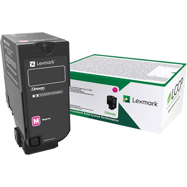 Lexmark 74C0HMG Cartucho de Tóner Láser Original Lexmark Unison de Alto Rendimiento - Magenta - 1 Pieza