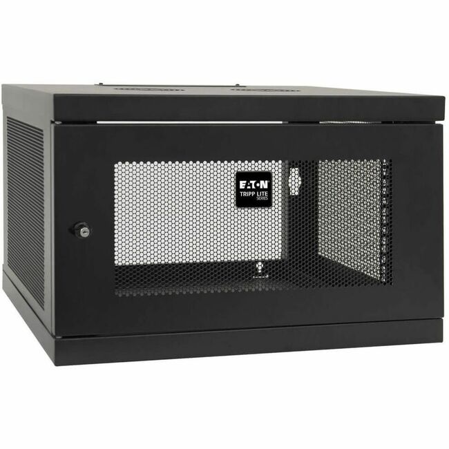 Eaton SRW6UKD Tripp Lite Series SmartRack 6U Low-Profile Switch-Depth Knock-Down Wall-Mount Mini Rack Enclosure